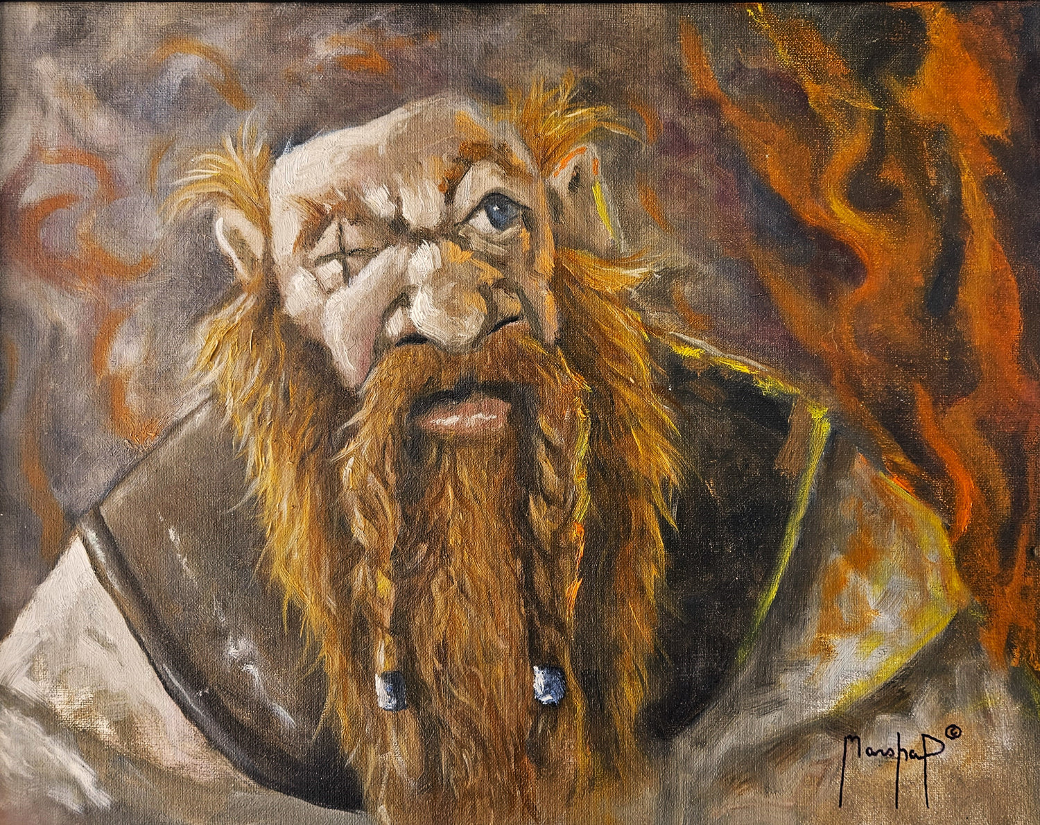 The Stubborn Dwarf Print